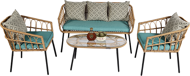 طاولات وكراسي في الهواء الطلق